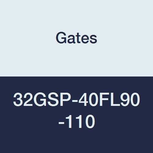 GlobalSpiral Gates 32GSP-40FL90-110 Couplings, Code 61 O-Ring Flange, Zinc Plated Carbon Steel, 8.52", 90° Bent Tube, 2" ID