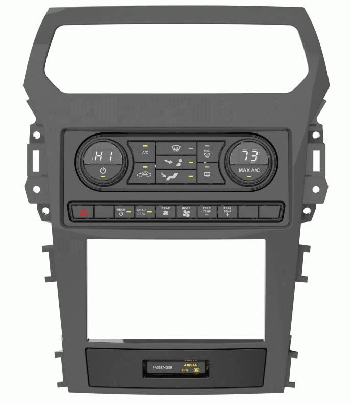 Metra Electronics - Turbo Tactile Ford Explorer 11-15(w/sngl-zone climate cntrl) (99-5852CH) Metra Radio Install kits