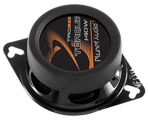 3.5 Inch Planet Audio TRQ322 Car Speakers - 140 Watts of Power Per Pair, 70 Watts Each, Full Range, 2 Way, Sold in Pairs