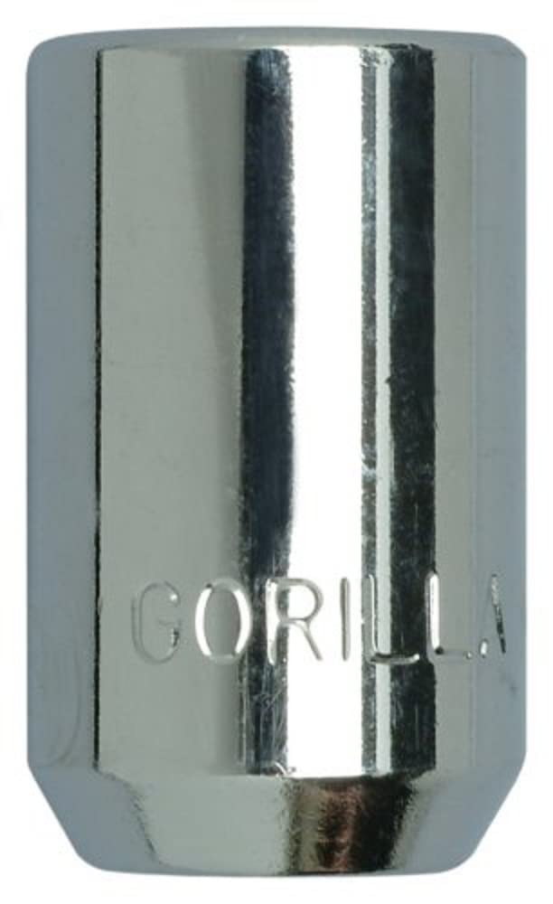 Gorilla 20631 Automotive Acorn Hex Socket Locking Lug Nuts (12mm x 1.50 Thread Size) - Pack of 4