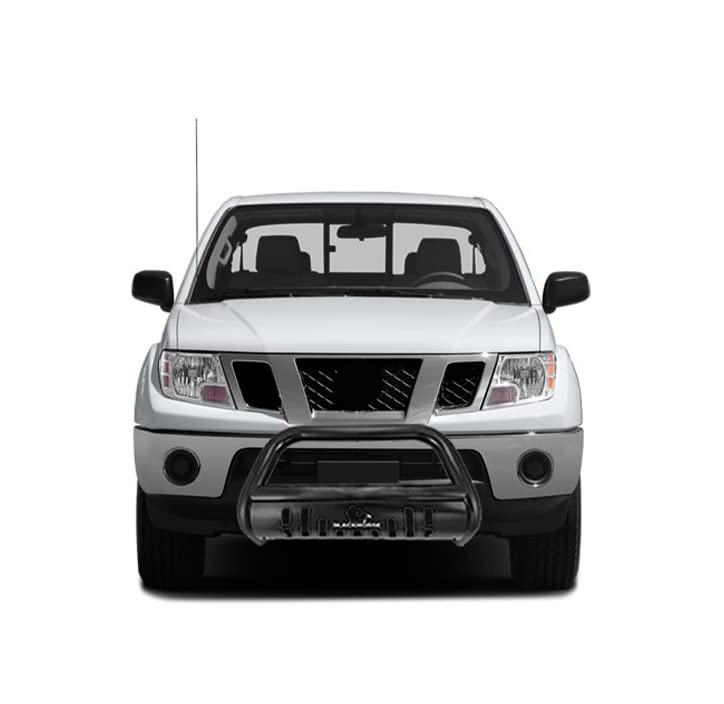Bull Bar Black Horse Skid Plate Compatible with 2005-2021 Nissan Frontier|2005-2007 Nissan Pathfinder|2005-2015 Nissan Xterra-CBB-NIB4201SP