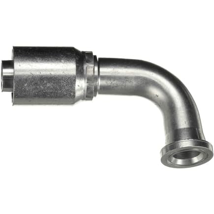 GlobalSpiral Series Gates 32GSM-32FLH90M MAX Pressure Couplings, Code 62 O-Ring Flange Heavy, 90 Degree Bent Tube, 2" ID