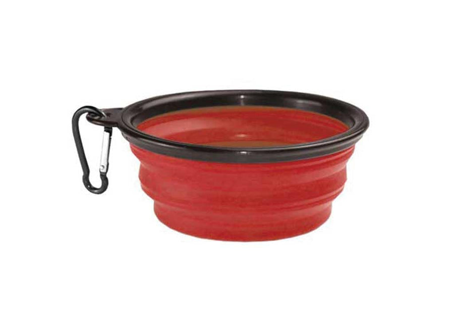 Collapsible Kuma Bowl Red/Black Sil