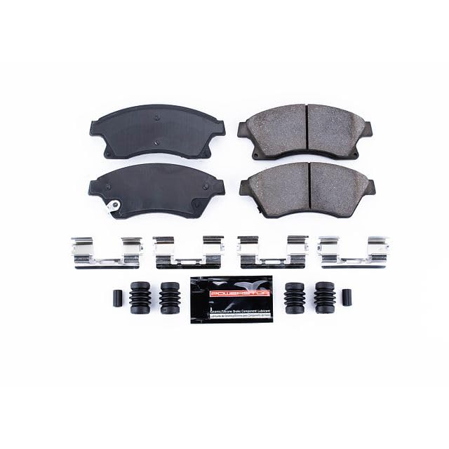 Power Stop Z23-1522 Z23 Evolution Sport Carbon Fiber Infused Ceramic Brake Pads with Hardware For Chevrolet Cruze, Chevrolet Cruze Limited, Chevrolet Sonic [Model Specific]