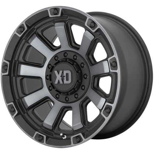 GAUNTLET XD852 17x9, Bolt Pattern: 6x135/5.5, Offset: 0, SATIN BLACK WITH GRAY TINT, set of 1