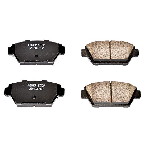 Power Stop Z16 16-329 Evolution Rear Ceramic Brake Pads For Eagle Talon, Mitsubishi Eclipse, Mitsubishi Galant, Mitsubishi Mir, Mitsubishi Mirage, Plymouth Colt, Plymouth Laser [Model Specific]