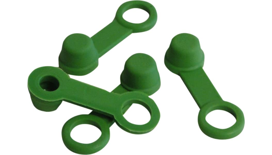 202-2003 Helix Brake Bleeder Caps - Green