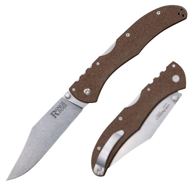 CS-20KR9Z Cold Steel: Range Boss / 9.25" Overall / 4" Blade / 3.5Mm Thick, Flat Dark Earth