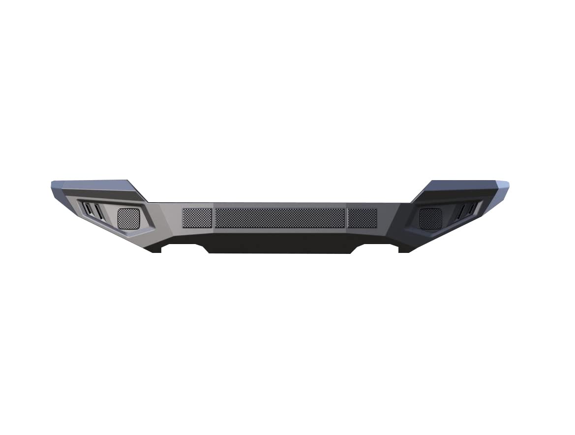 Armour II Heavy Duty Black Horse Front Bumper Matte Black Compatible with 2015-2017 Ford F-150-AFB-F117-BU