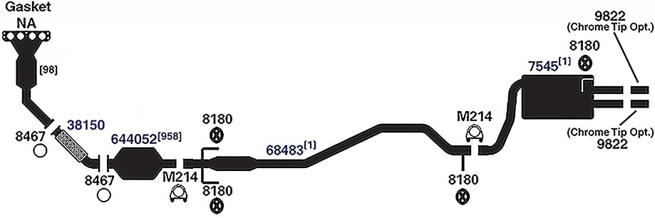 Pipe AP Exhaust 68483