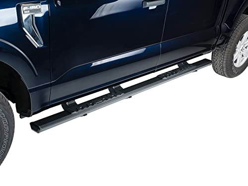 Epic Black Horse Running Boards Compatible with 19-24 Silverado 1500|Sierra 1500|22 Silverado 1500 LTD|20-24 Silverado 2500HD|3500 HD|22 Sierra 1500 Limited|Sierra 2500 HD|3500 HD-E0485