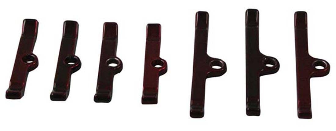 Valve Cover Moroso Hold Downs, Fits Big Block Chevy, Red 68525