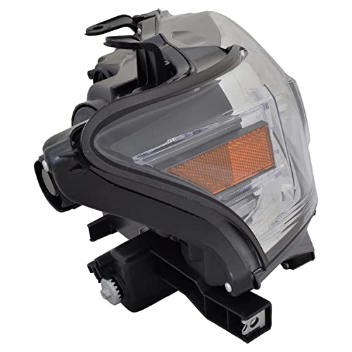 Right TYC Headlight Assembly Compatible with 2013-2015 Lexus RX350