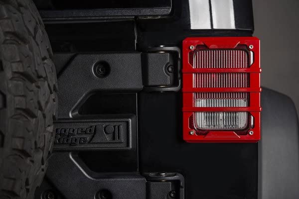 Elite Guard Kit, Tail Light, Red | Rugged Ridge | 11226.06 | Fits 2007-2018 Jeep Wrangler JK