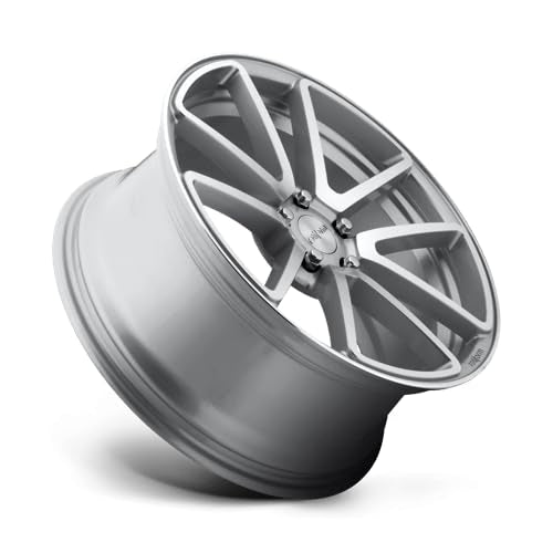 R120 Rotiform 19X8.5 5X112 GL-SLVR-MACH 45MM - R1201985F8+45