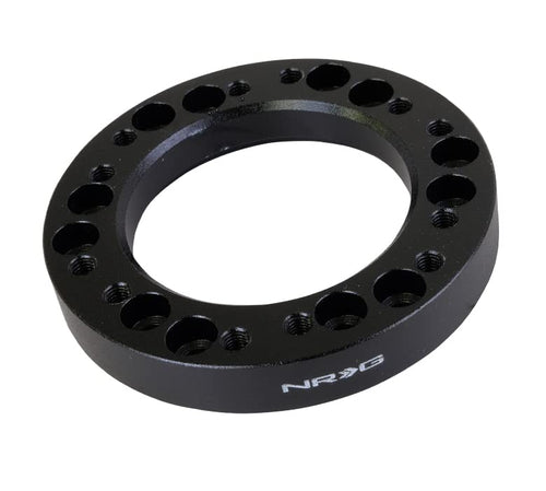 NRG Innovations Steering Wheel NRG-SRK-500BK Quick Release Adapter Spacer, 6x70 and 6x74mm Bolt Patterns, Hub Spacer 1/2" in Black
