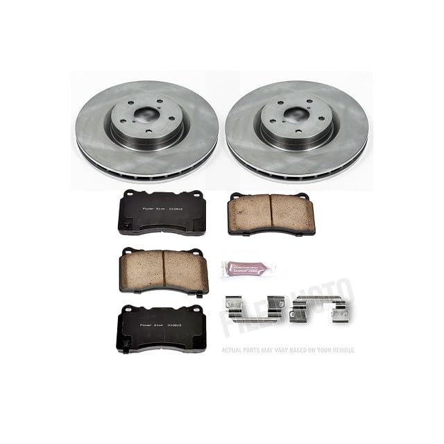 Power Stop Brake Kit For WRX 2020, Impreza 2005-2014, WRX STI 2015-2017 [Model Specific] - Autospecialty Front OE Disc Rotors & Ceramic Brake Pads Replacement, KOE131