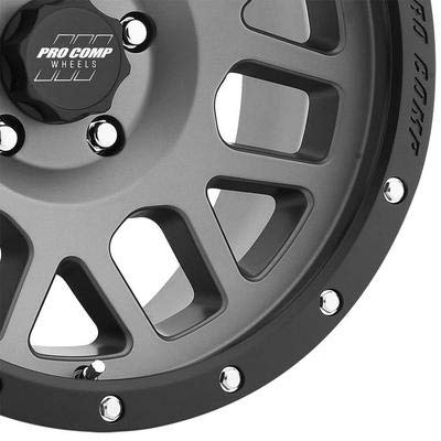 Dark Gray Pro Comp Alloys Series 40 Vertigo Wheel with Black Lip (18x9"/5x5")