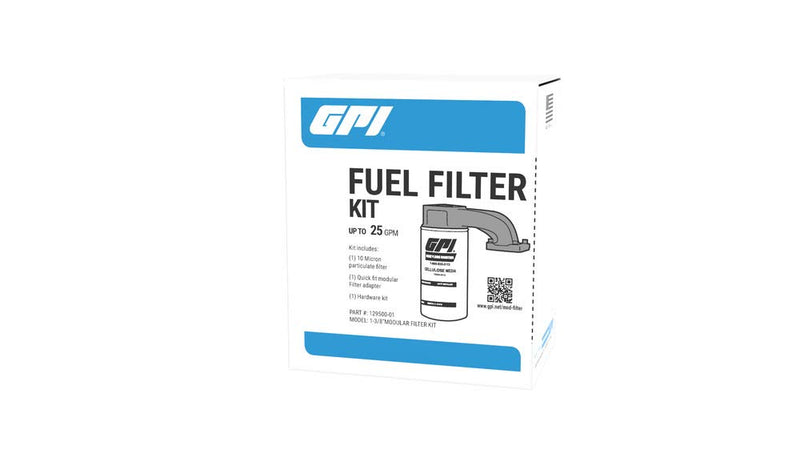 Quick-Fit Filter Adapter Kit GPI - for up to 25 GPM Fuel Transfer Pumps (GPI Genuine Accessory 129500-01)