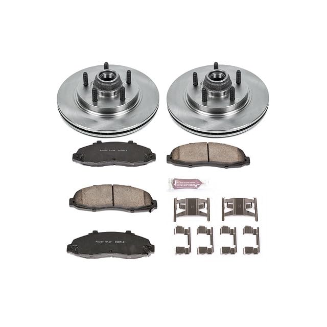 POWERSTOP Autospecialty KOE1914 Front Replacement Brake Kit-OE Brake Rotors & Ceramic Brake Pads