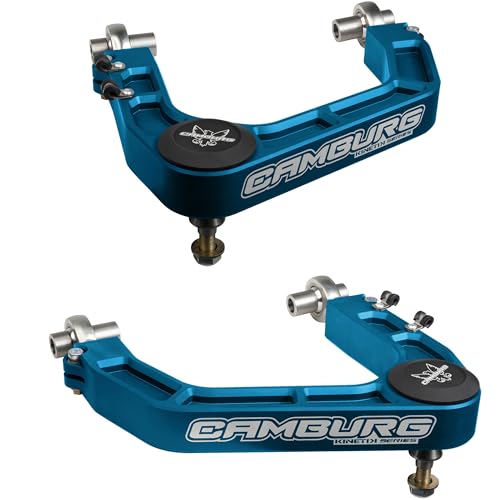 Camburg KINETIK Series Suspension Control Arm Kit CAM-110211-BLU: Blue, Compatible with 2021-2024 Ford F-150 (Excludes Raptor)