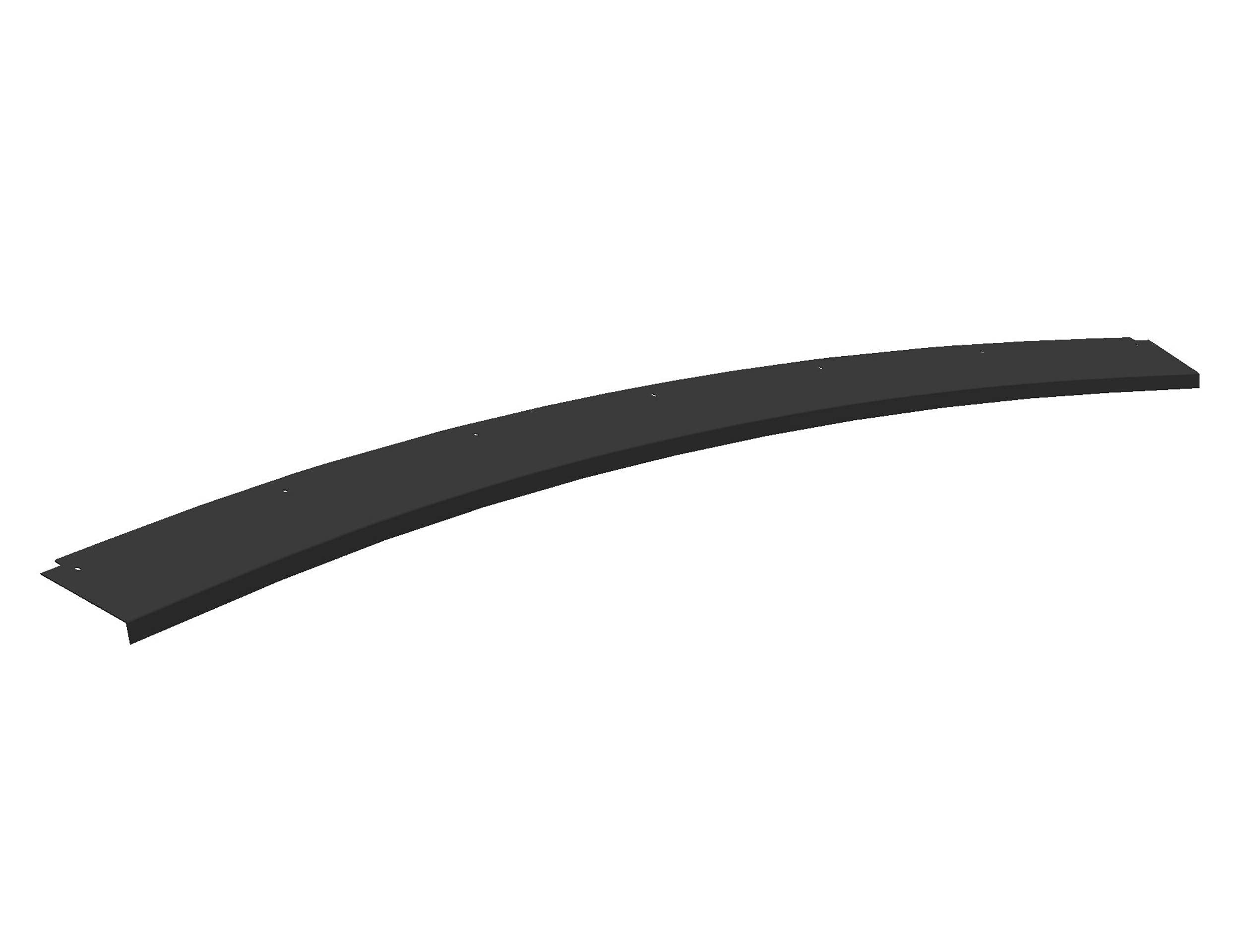 ZROADZ Wind Diffuser Noise Cancelling, Black, Aluminum for 40 Inch Curved Double Row LED Light Bar (Z330040C)