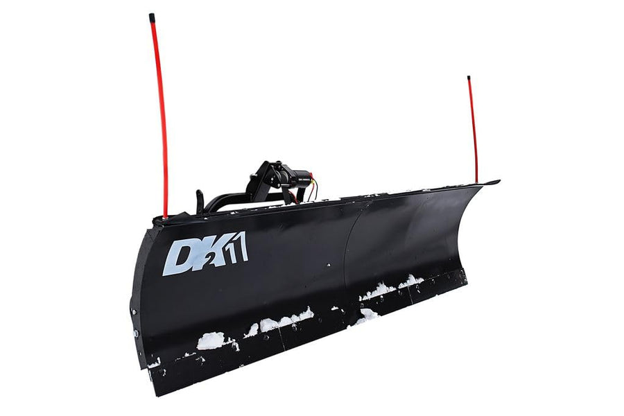 88-Inch DK2 Universal x 26-Inch Hitch-Mounted Winch-Driven Snowplow Kit