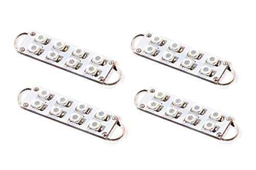Set of 4 44mm SML8 LED Bulb Blue Diode Dynamics
