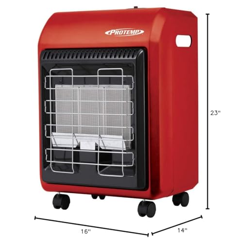 Propane Cabinet Radiant Heater ProTemp 18,000 BTU, Garages, Construction, Barns, Workshops