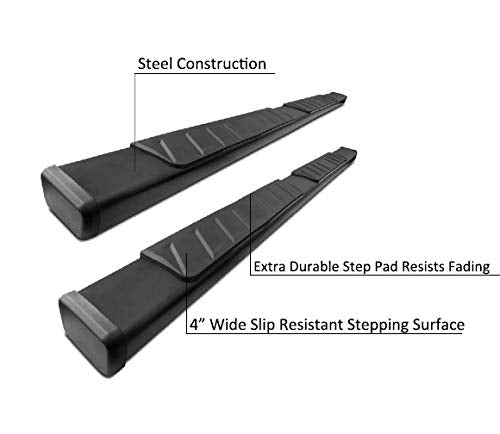 Black Summit Running Board Black Horse SU-FO0279BK, 1 Pack