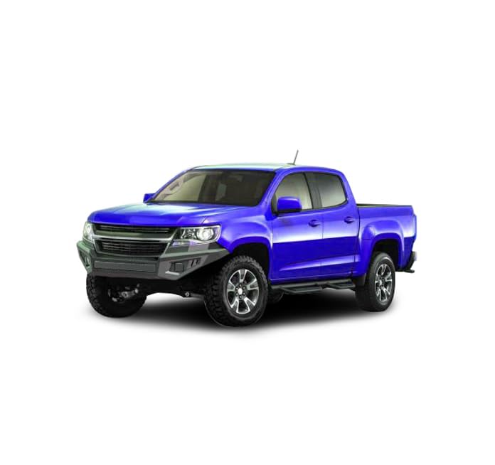 Armour II Heavy Duty Front Bumper Black Horse II Front Bumper Matte Black Compatible with 2015-2020 Chevrolet Colorado (Excl. ZR2)-AFB-CO20-BU