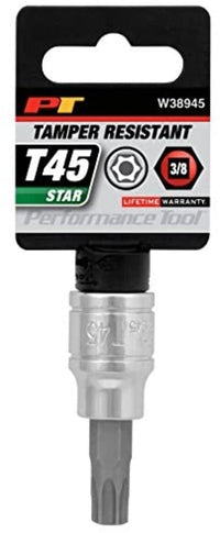 W38945 Performance Tool T-45 TR Star Bit Socket
