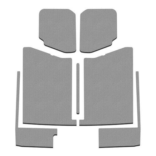 Boom Mat Sound Deadening Kit Design Engineering 50186 Grey Leather Look Compatible with Jeep Gladiator JT (2020-up)