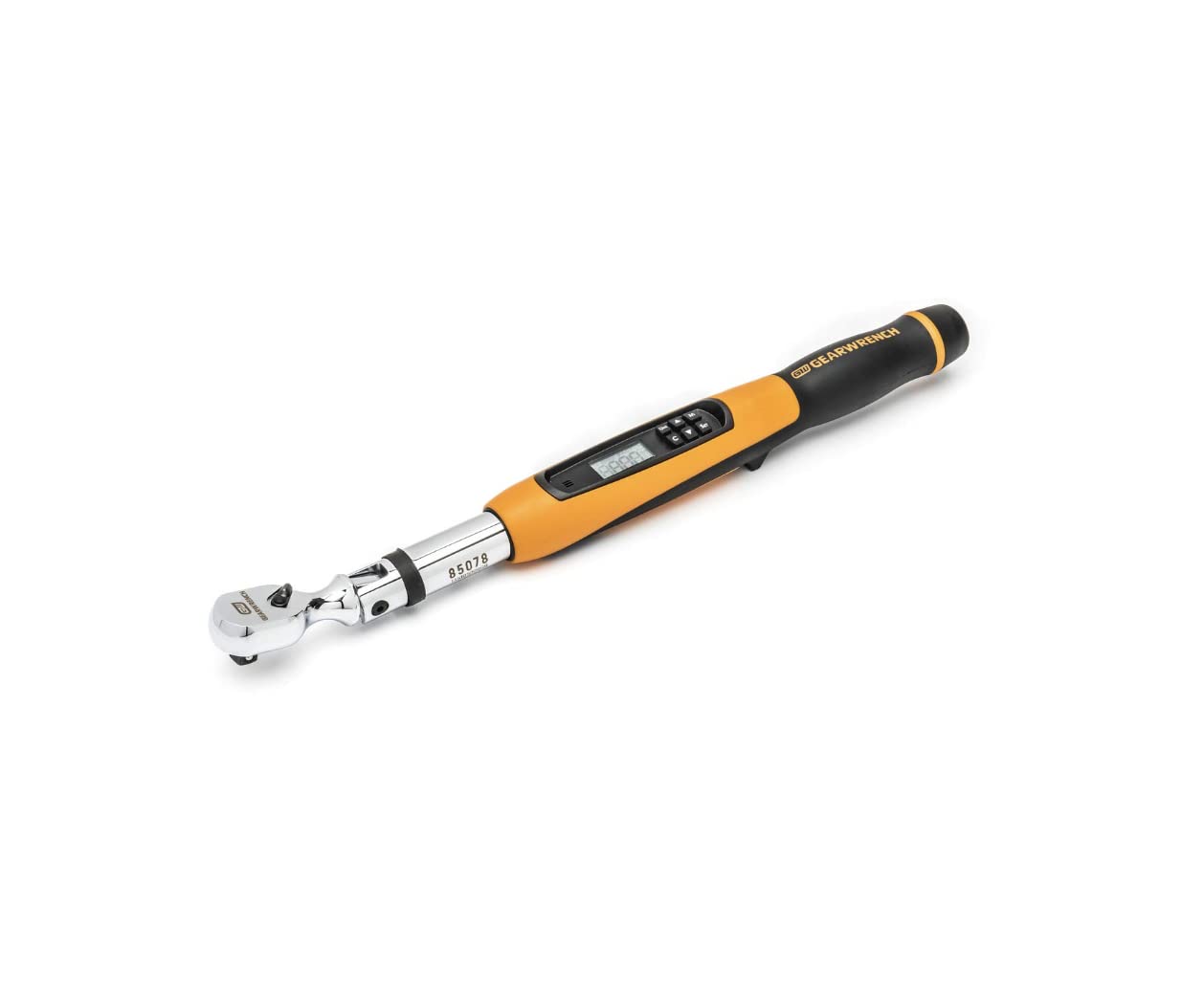 3/8" GEARWRENCH Flex Head Electronic Torque Wrench with Angle, 10-100 ft/lbs. - 85078