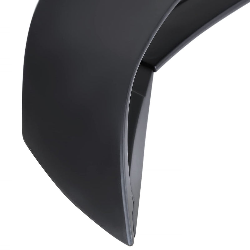 Spec-D Tuning GT350 Style Matte Black Upper and Lower ABS Rear Trunk Spoiler Compatible with 2015-2022 Ford Mustang Models