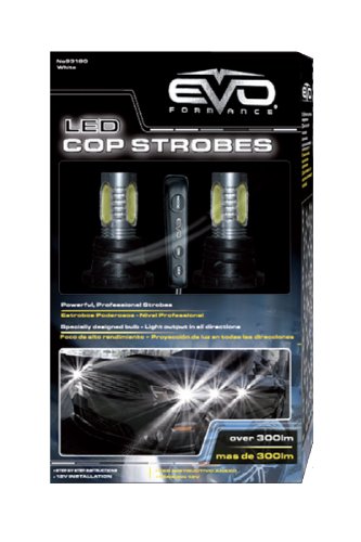EVO Formance CIPA 93180 Ultra-White LED Cop Strobe, (Pack of 2)