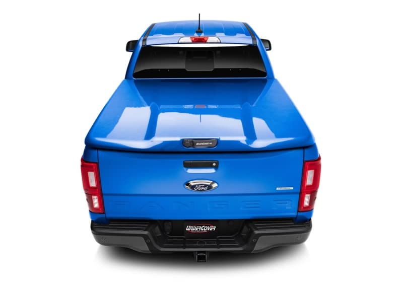 UnderCover Elite LX RealTruck One-Piece Truck Bed Tonneau Cover | UC2188L-YZ | Fits 2019 - 2023 Ford Ranger (YZ - Oxford White) 5' 1" Bed (61")