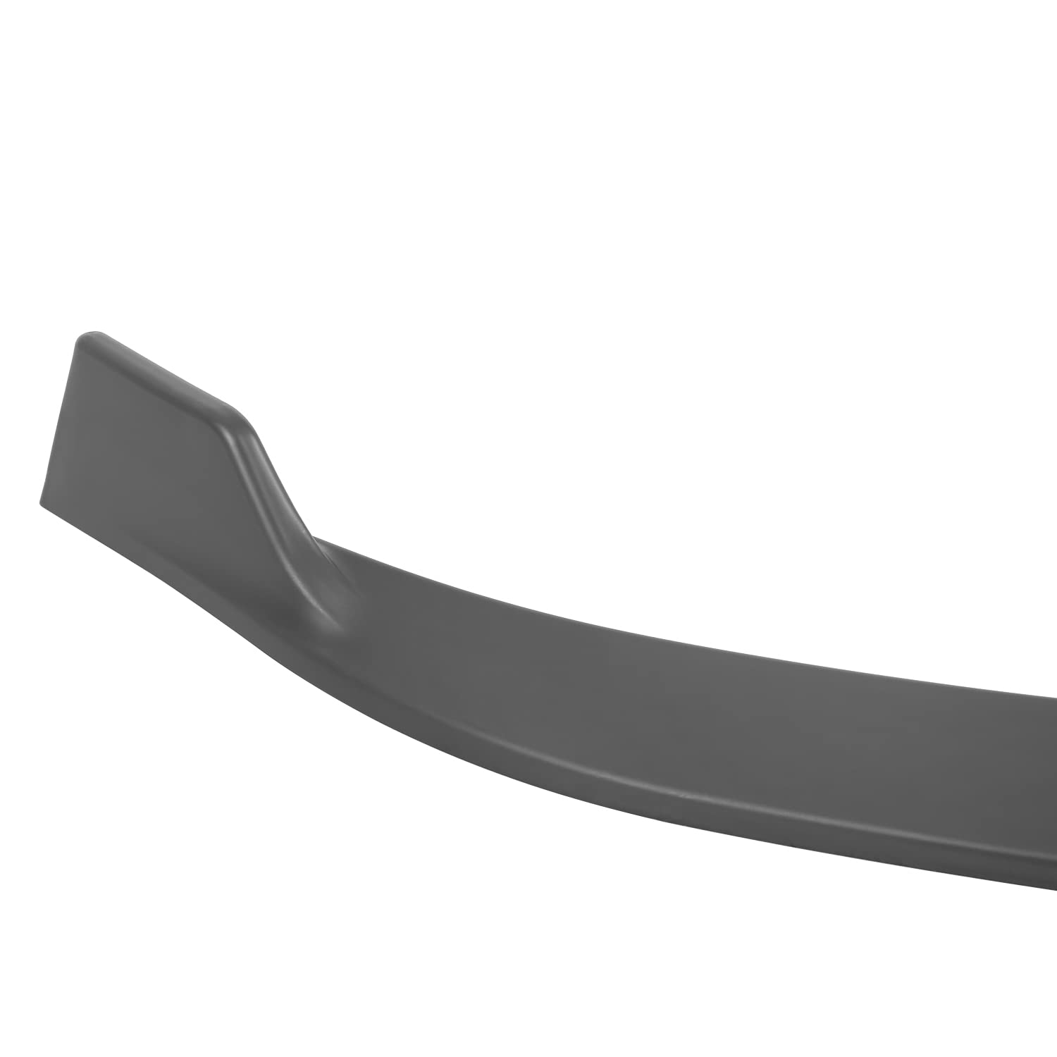 Front Bumper Lip Spec-D Tuning Black Compatible with Tesla Model S 2012-2016