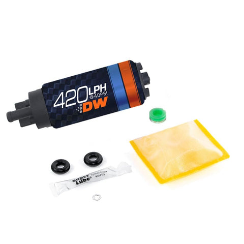 420lph Deatschwerks in-tank fuel pump w/ 9-0847 install kit (9-421-0847)