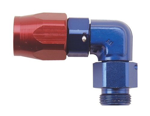90 Degree Fragola -10AN x Hose End x 3/4 NPT - Black
