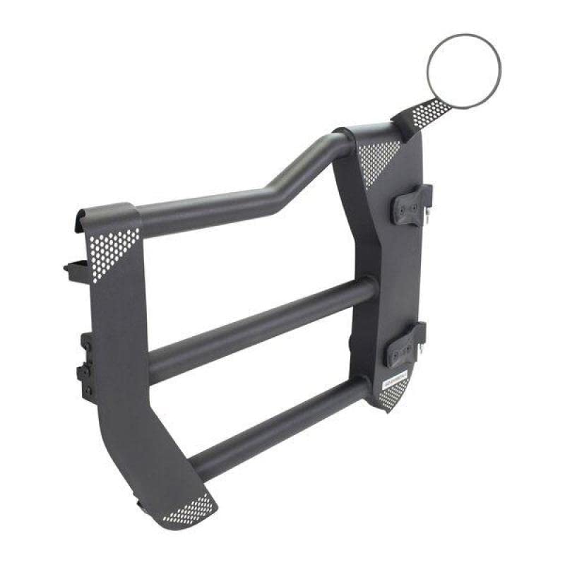Go Rhino Tube Trailline Doors - Front | Mild Steel, Textured Black | 572501 | Fits 2007 - 2018 Jeep Wrangler JK, JKU, 2-Door or 4-Door