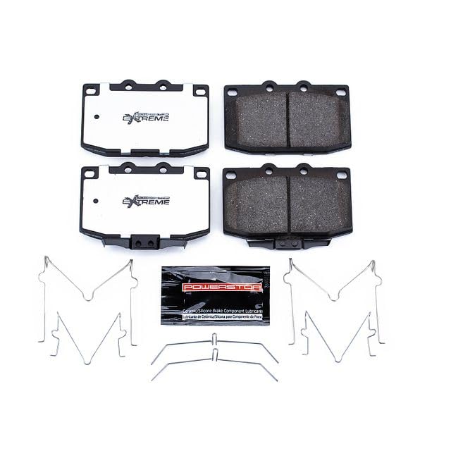 Power Stop Z26 Front Carbon-Fiber Ceramic Brake Pads Z26 For Mazda RX-7 1986-1991, Mazda RX-7 1993-1995 [Model Specific]