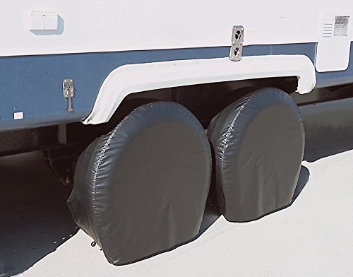 ADCO Black 3977 BUS Vinyl Ultra Tyre Gard Wheel Cover, (Set of 2) (Fits Tire Diameter 40"-42")
