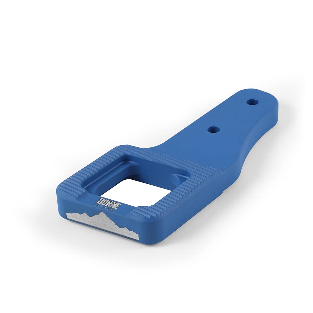 Borne Off-Road Mishimoto BNTH-F150-17BL Billet Tow Hooks Compatible with Ford Raptor 2017+, Micro-Wrinkle Blue