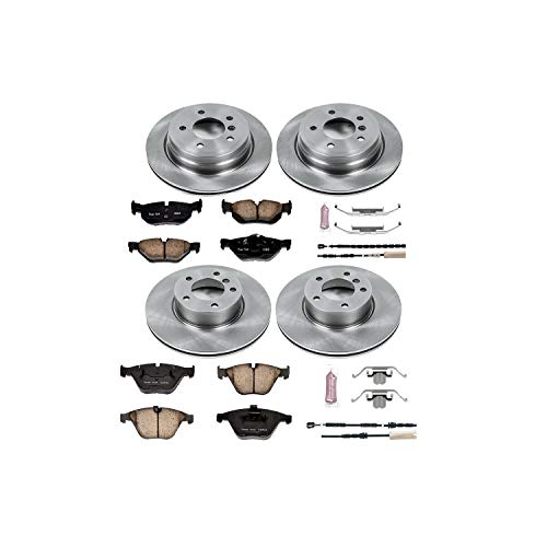 Power Stop Autospecialty KOE6071 Front and Rear Replacement Brake Kit-OE Brake Rotors & Ceramic Brake Pads