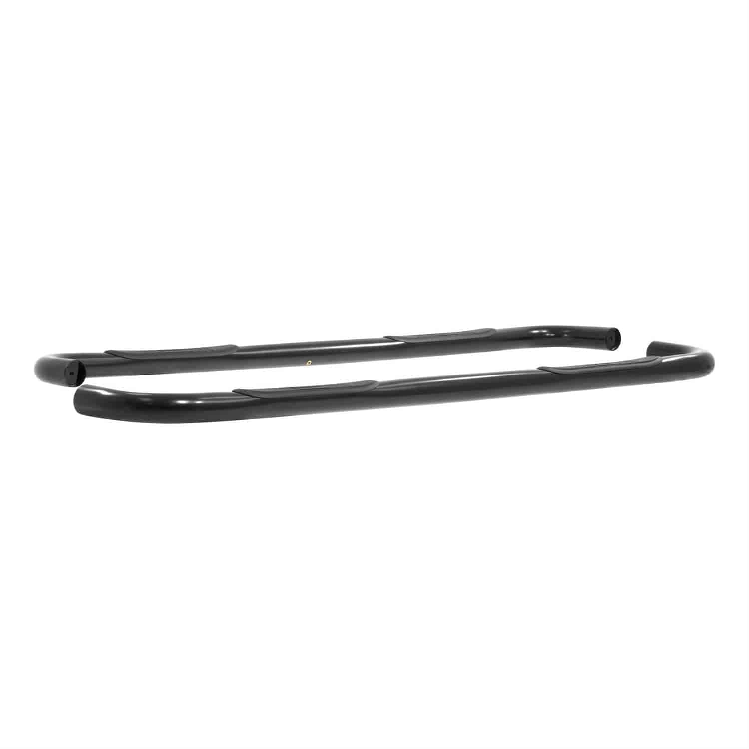 3-Inch Round Black Steel ARIES Nerf Bars, No-Drill, Fits Select Chevrolet Avalanche, Suburban, GMC Yukon XL
