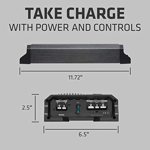 CG1501M Sound Storm Laboratories Monoblock Car Amplifier - 1500 Watts, 2/4 Ohm Stable, Class A/B, Mosfet Power Supply, Great for Car Subwoofers