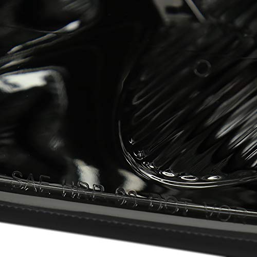 Projector Headlights 1997-2001 Honda Prelude w/ SMD LED Light Strip (Chrome Housing/Smoke Lens)