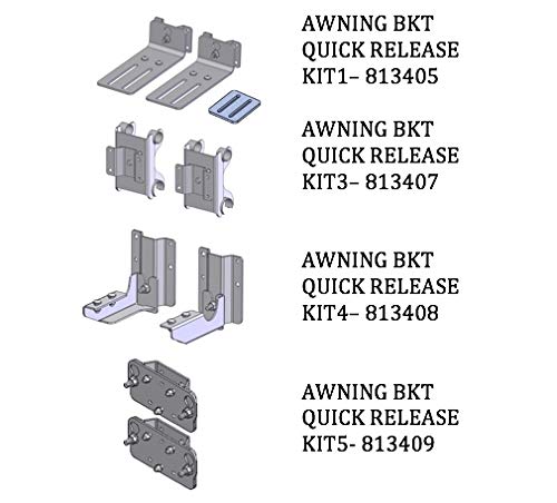 ARB Awning Quick Release Kit 5, 813409 Compatible for All Awning Models