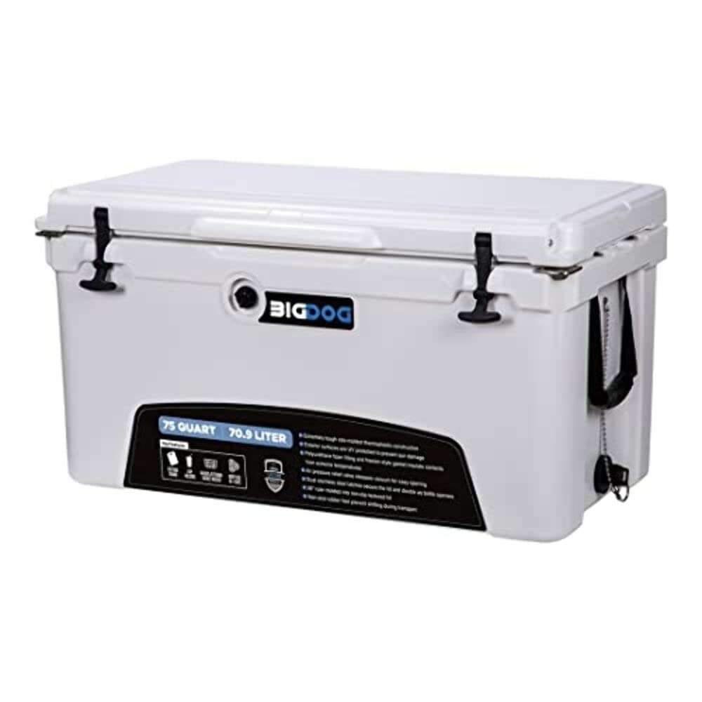 Husky BDC110 Towing 110 Quart White Plastic Ice Chest